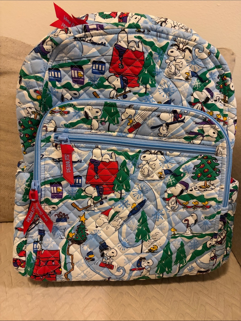 Vera Bradley x Peanuts Christmas Backpack